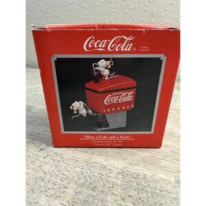 1990 ENESCO - HAVE A COKE AND A SMILE - 2ND IN COCA COLA - BOX HAS STICKER GLUE
